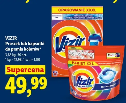 Proszek do prania kolorów promocja w Lidl