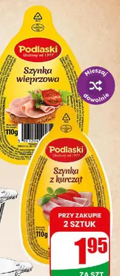 Szynka wieprzowa Podlaski promocja w Dino
