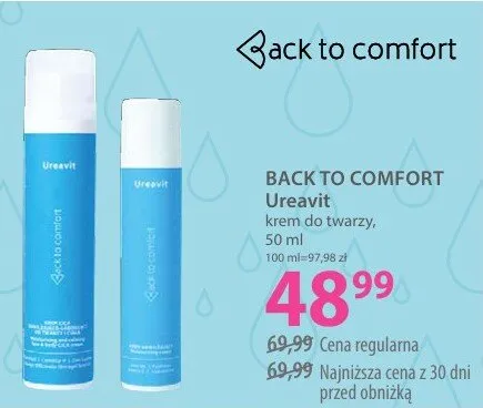 Ureavit krem do twarzy promocja w Hebe