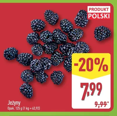 Jeżyny promocja w Aldi