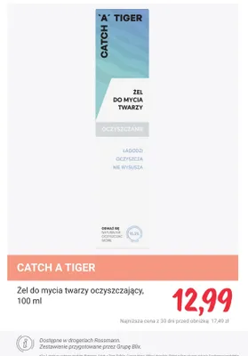 Żel do mycia twarzy oczyszczający promocja w Rossmann