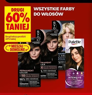 Farba do włosów Syoss promocja w Biedronka