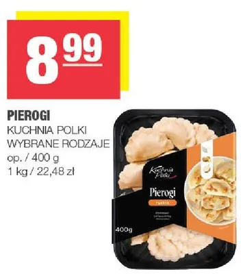 Pierogi kuchnia polska wybrane rodzaje promocja w SPAR