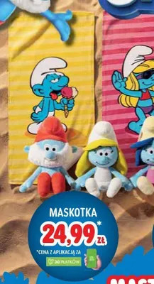 Maskotka Smerfy promocja w Stokrotka