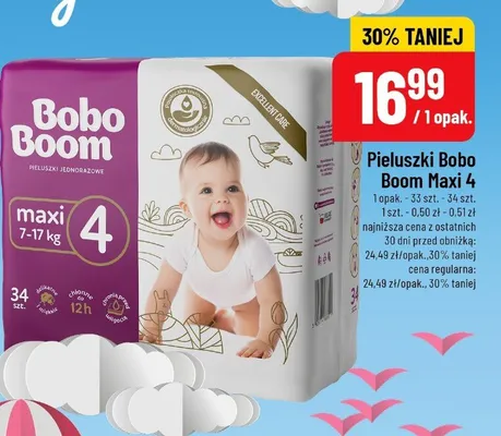 Pieluszki Maxi 4 promocja w POLOmarket