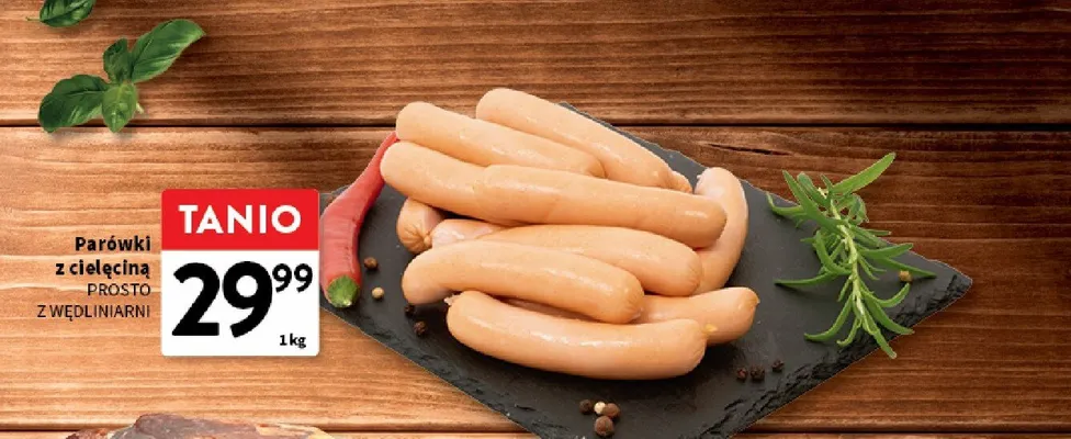 Parówki z cielęciną Prosto z Wędliniarni promocja w Intermarche