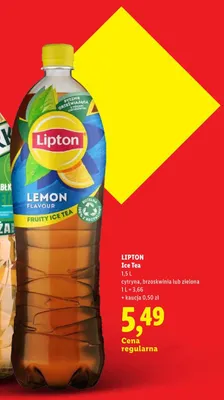 Herbata mrożona Lipton Ice Tea brzoskwinia promocja w Lidl