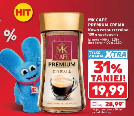 Kawa rozpuszczalna MK Café Premium Crema promocja w Kaufland