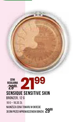 Bronzer Sensique Sensitive Skin promocja w Drogerie Natura