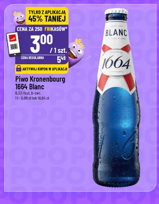 Piwo Kronenbourg 1664 Blanc promocja w POLOmarket