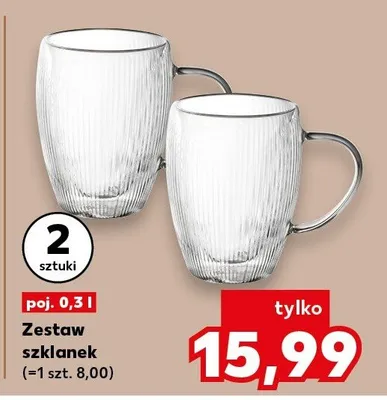 Zestaw szklanek promocja w Kaufland
