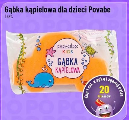 Gąbka kąpielowa dla dzieci promocja w POLOmarket