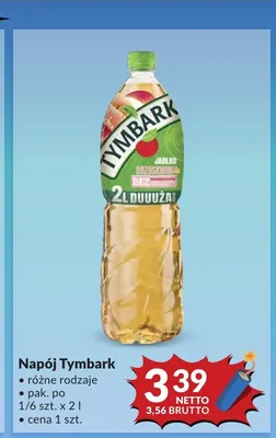 Napój Tymbark jabłko brzoskwinia promocja w Makro