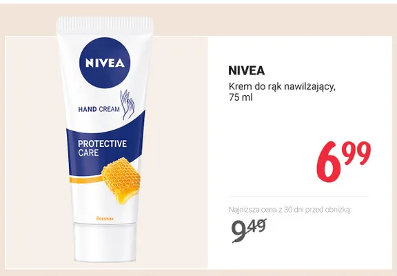 Krem do rąk nawilżający Nivea promocja w Rossmann