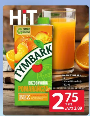 Napój Tymbark Pomarańcza Brzoskwinia promocja w Selgros