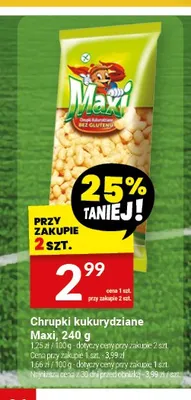 Chrupki kukurydziane Maxi promocja w Twój Market
