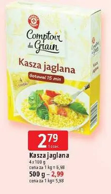 Kasza jaglana Comptoir du Grain promocja w Leclerc