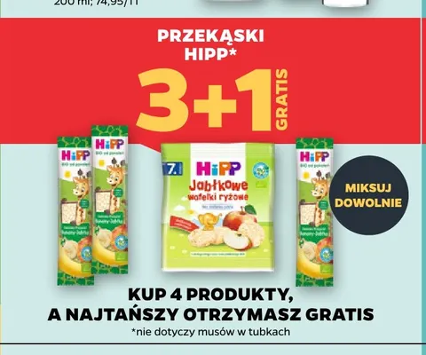 Przekąski HiPP promocja w Netto