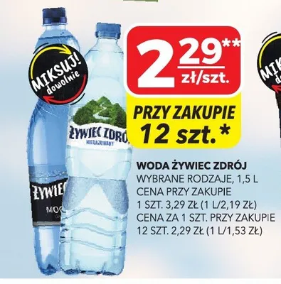 Woda Żywiec Zdrój promocja w Top Market