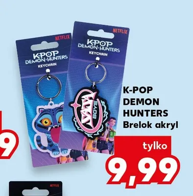 Brelok akrylowy K-Pop Demon Hunters promocja w Kaufland
