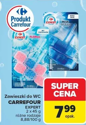Zawieszki do WC Expert Floral promocja w Carrefour