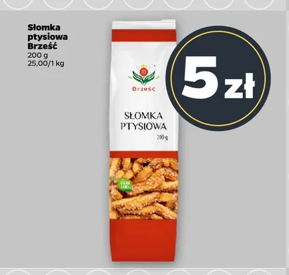 Słomka ptysiowa Brześć promocja w Netto