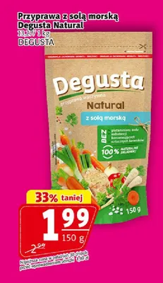 Przyprawa z solą morską Degusta Natural promocja w Prim Market