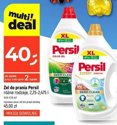 Żel do prania Persil Color Gel XL promocja w Dealz