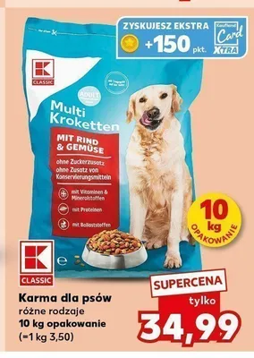 Karma dla psów K-Classic Multi Kroketten promocja w Kaufland
