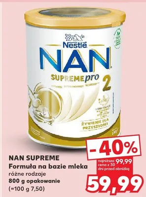 Formuła na bazie mleka różne rodzaje promocja w Kaufland