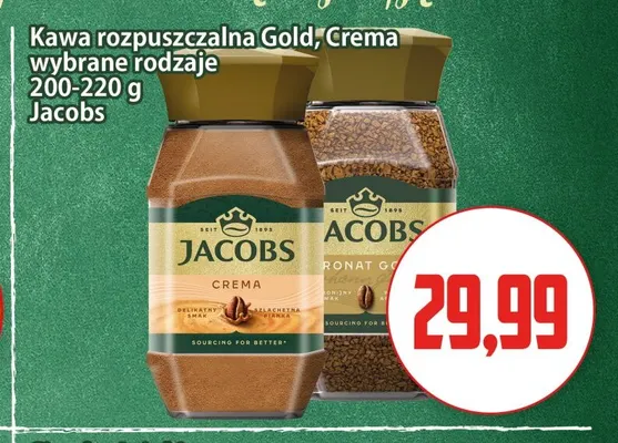 Kawa rozpuszczalna Crema Jacobs promocja w Kupiec