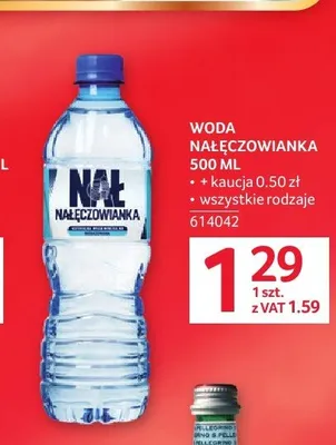 Woda Nałęczowianka promocja w Selgros