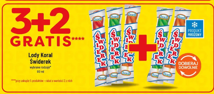 Lody Koral Świderek promocja w POLOmarket