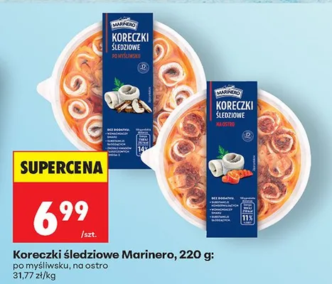 Koreczki śledziowe po myśliwsku promocja w Biedronka
