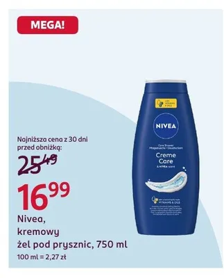 Kremowy żel pod prysznic relaxing Cien promocja w Rossmann