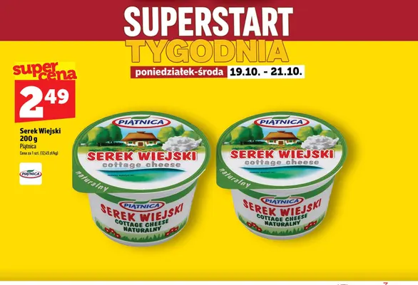 Serek wiejski Piątnica promocja w TOPAZ