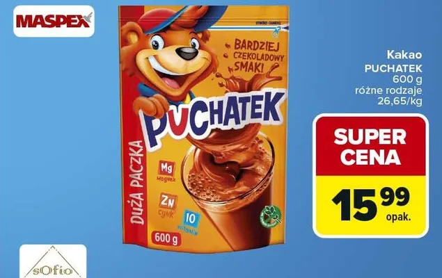 Kakao Puchatek promocja w Carrefour