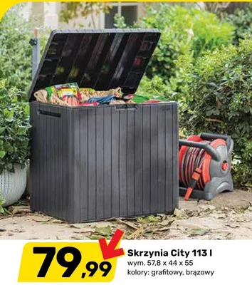 Skrzynia City 113 l promocja w Bricomarche