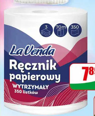 Ręcznik papierowy LaVenda Wytrzymały promocja w Dino