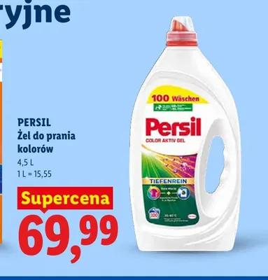 Żel do prania kolorów Persil promocja w Lidl