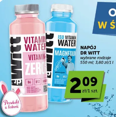 Napój Dr Witt Vitamin Water Zero promocja w ABC
