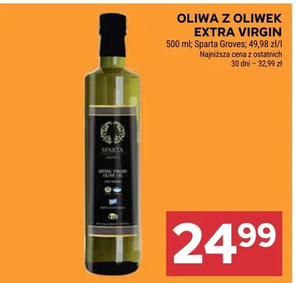 Oliwa z oliwek extra virgin promocja w Stokrotka