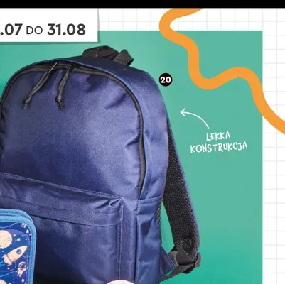 Plecak szkolny 14 l promocja w Biedronka