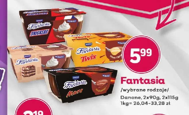 Jogurt Fantasia promocja w Bliski