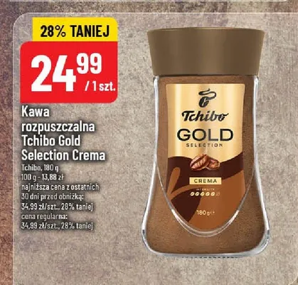 Kawa rozpuszczalna Gold Selection Crema promocja w POLOmarket