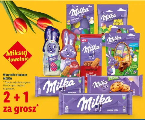Słodycze różne rodzaje promocja w Lidl