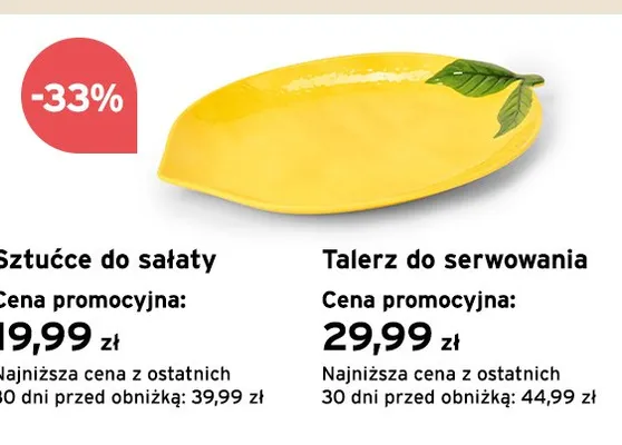 Talerz do serwowania promocja w Tchibo