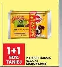 Karma dla psa Pedigree 4-pak 100g promocja w Wafelek