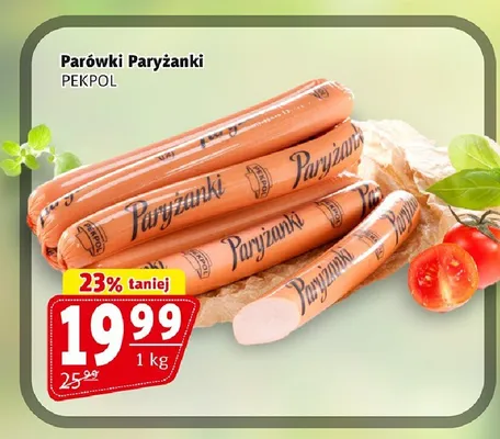 Parówki Paryżanki Pekpol promocja w Prim Market