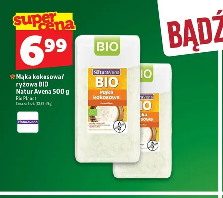 Mąka ryżowa BIO NaturAvena promocja w TOPAZ